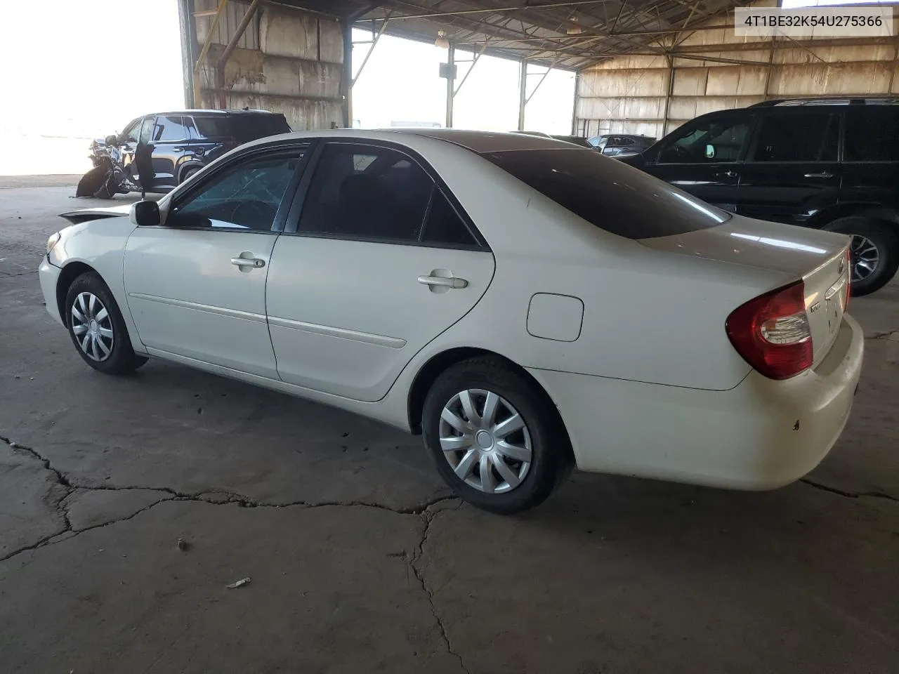 2004 Toyota Camry Le VIN: 4T1BE32K54U275366 Lot: 60001854