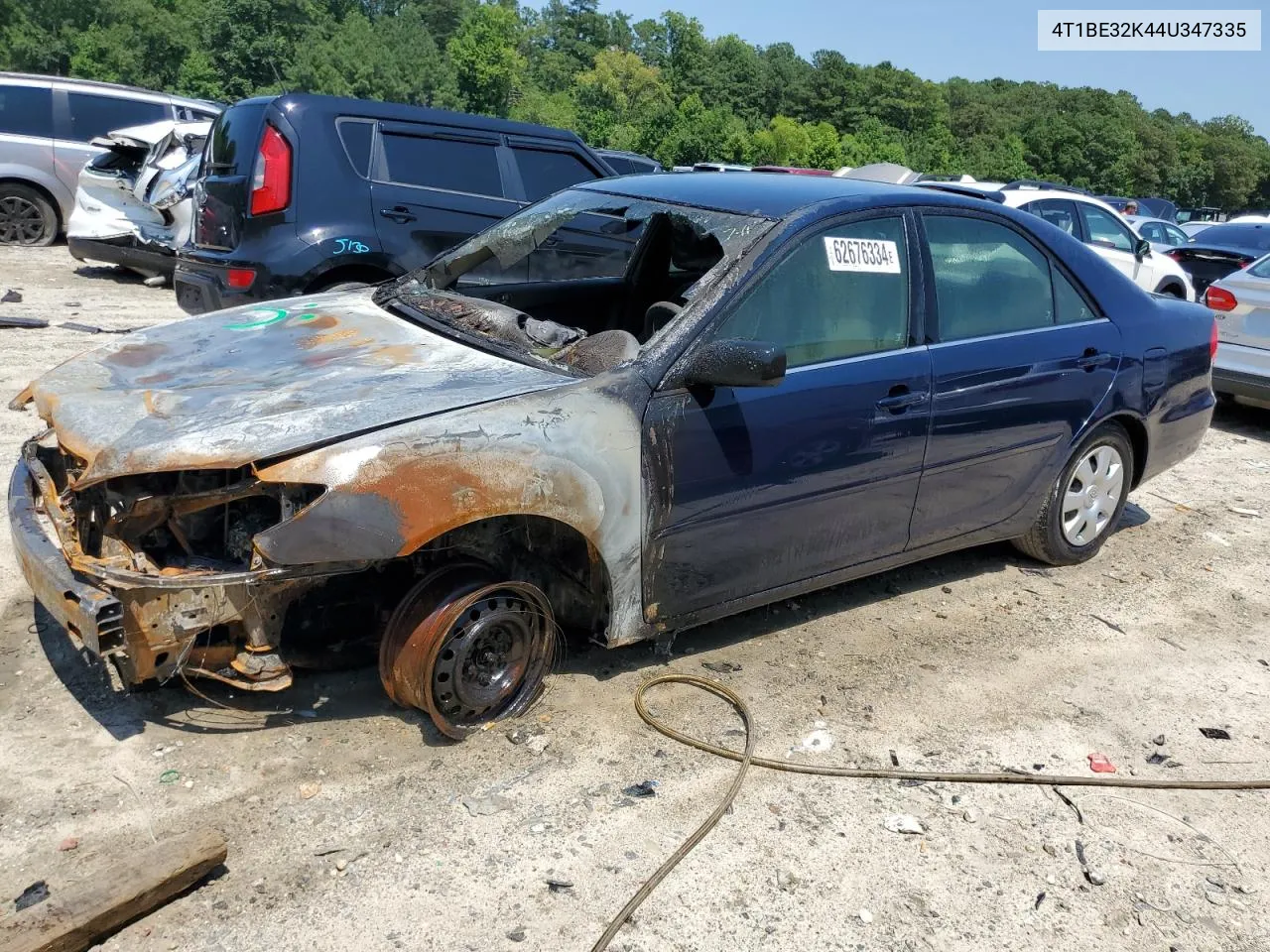 2004 Toyota Camry Le VIN: 4T1BE32K44U347335 Lot: 62676334