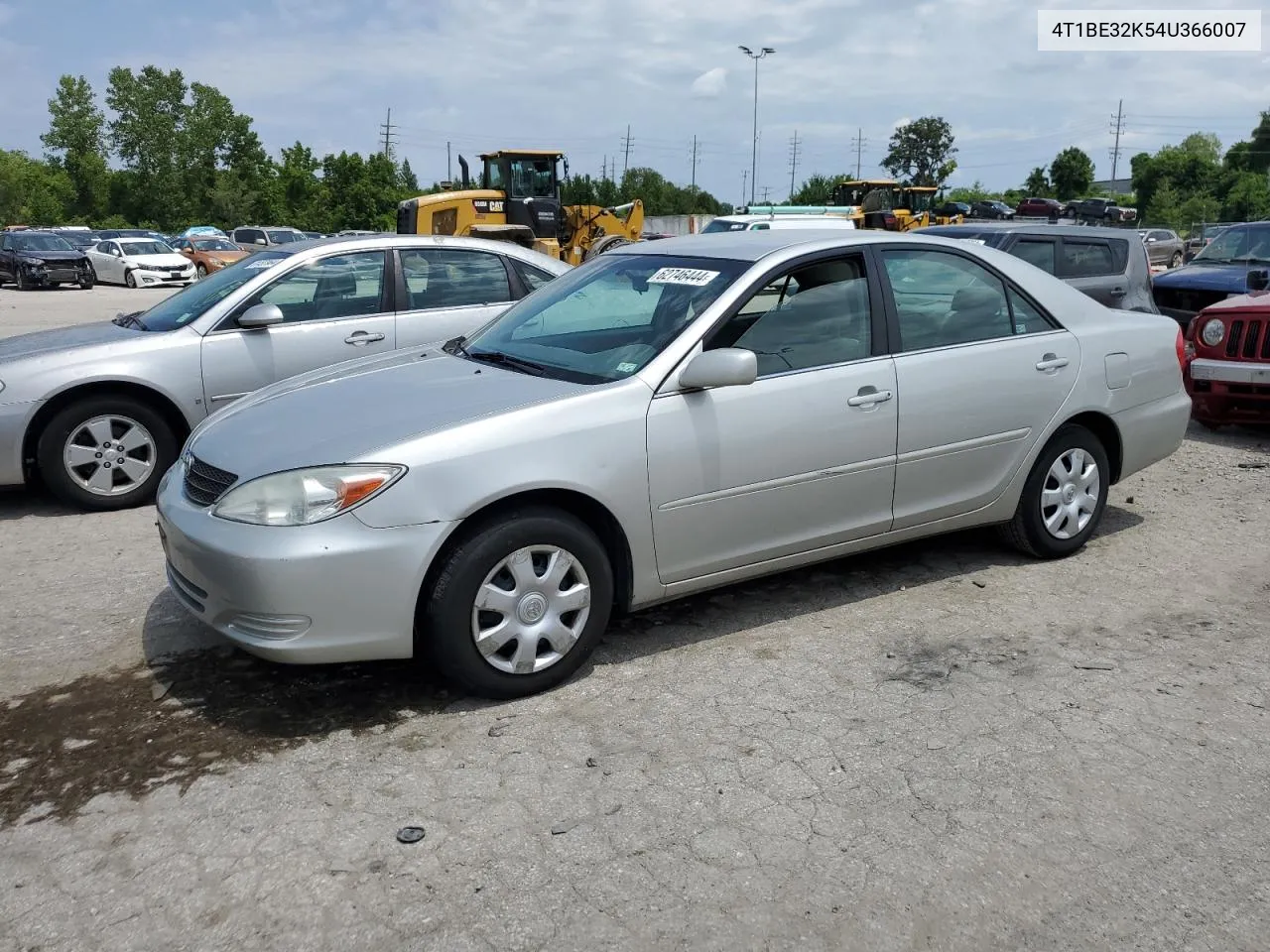 2004 Toyota Camry Le VIN: 4T1BE32K54U366007 Lot: 62746444