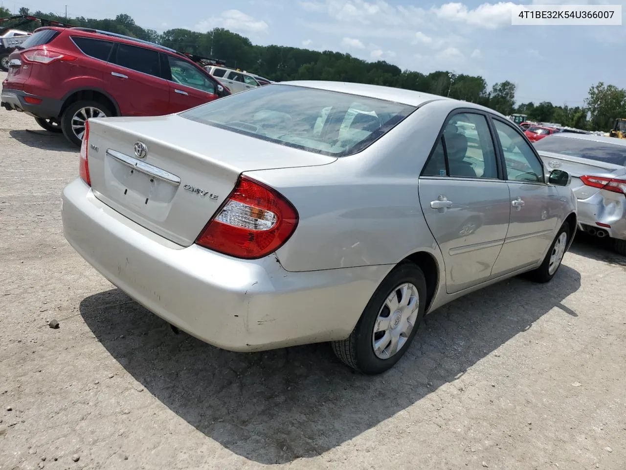 4T1BE32K54U366007 2004 Toyota Camry Le