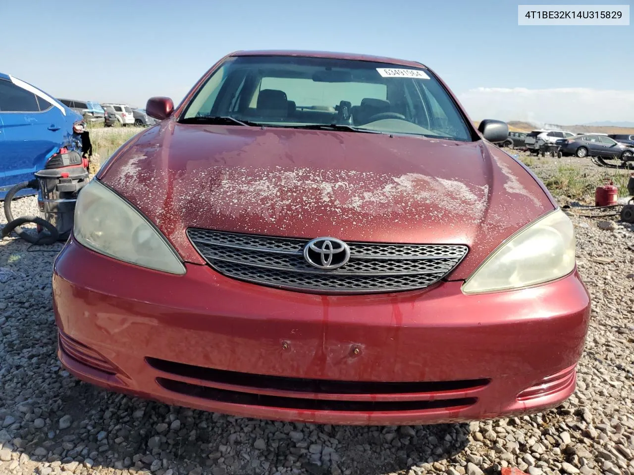 4T1BE32K14U315829 2004 Toyota Camry Le