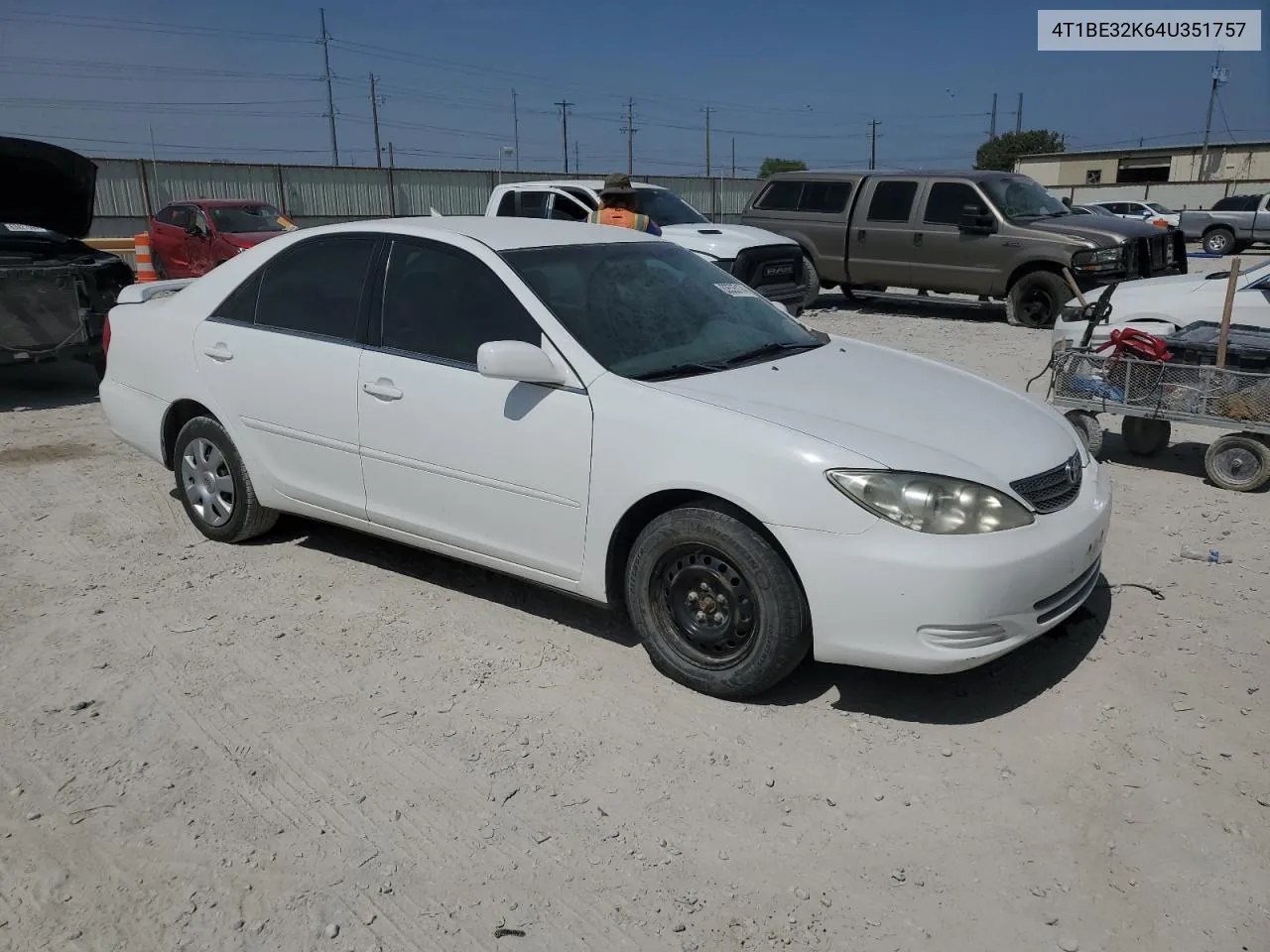 2004 Toyota Camry Le VIN: 4T1BE32K64U351757 Lot: 63535174