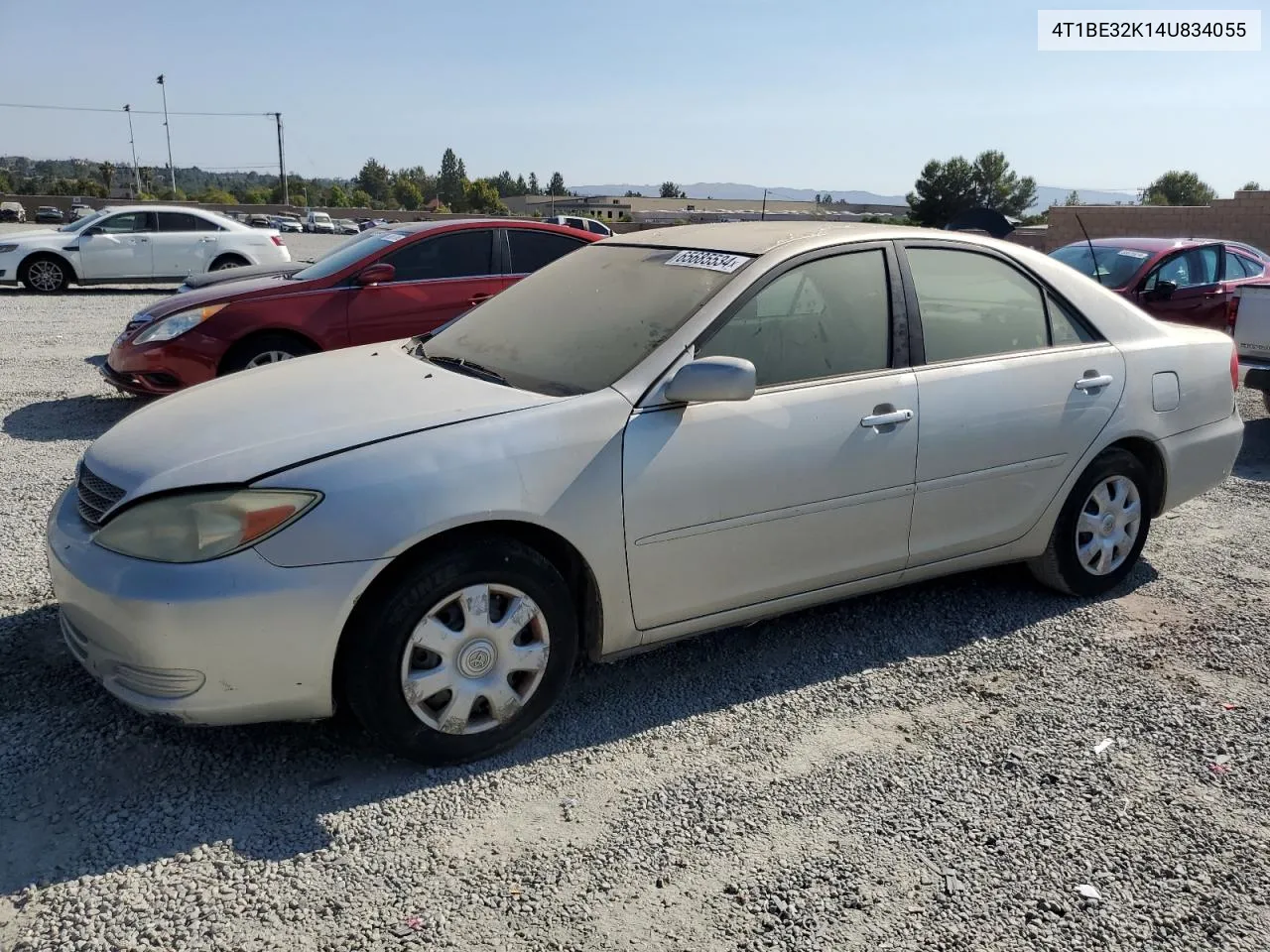 2004 Toyota Camry Le VIN: 4T1BE32K14U834055 Lot: 65685534