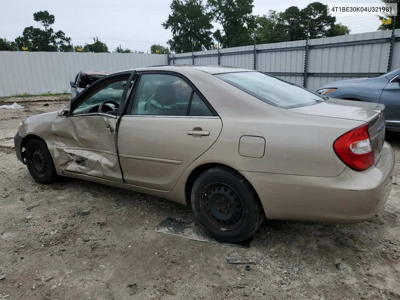 4T1BE30K04U321981 2004 Toyota Camry Le