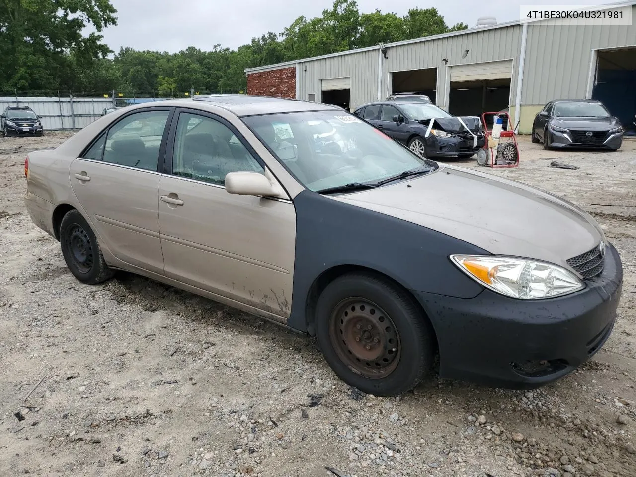 4T1BE30K04U321981 2004 Toyota Camry Le