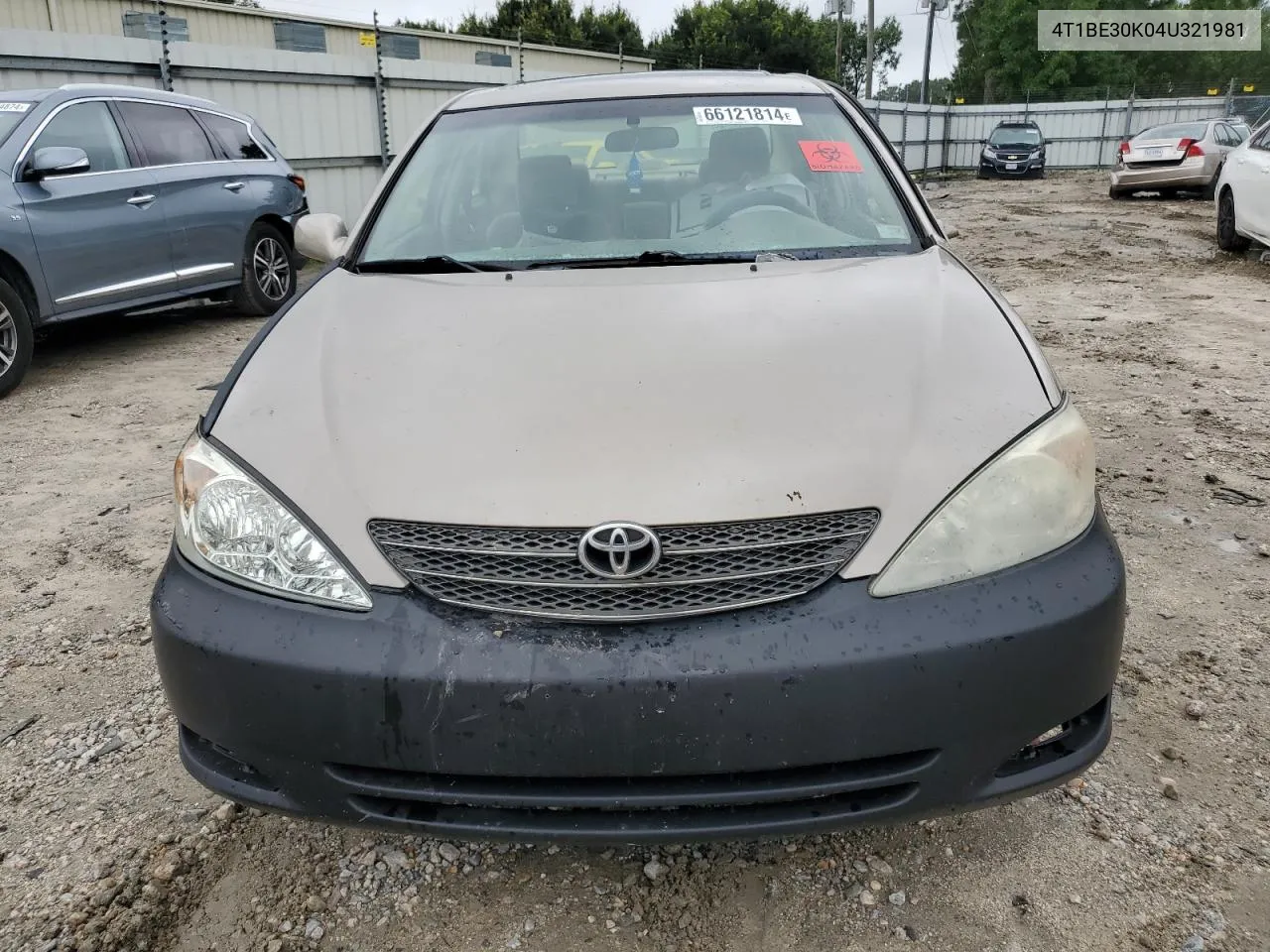 4T1BE30K04U321981 2004 Toyota Camry Le