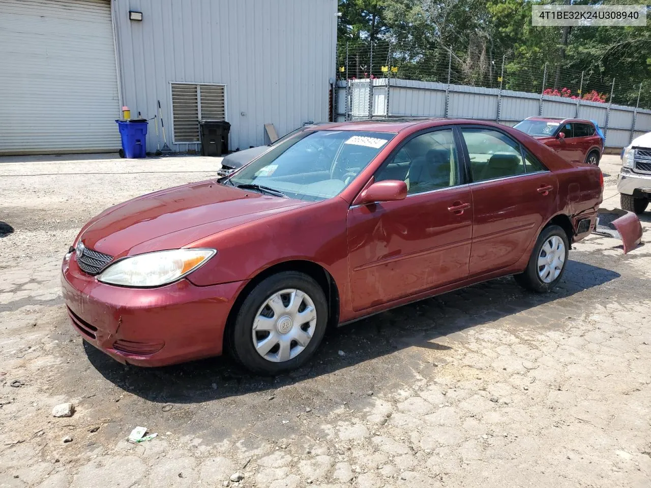 2004 Toyota Camry Le VIN: 4T1BE32K24U308940 Lot: 66348434