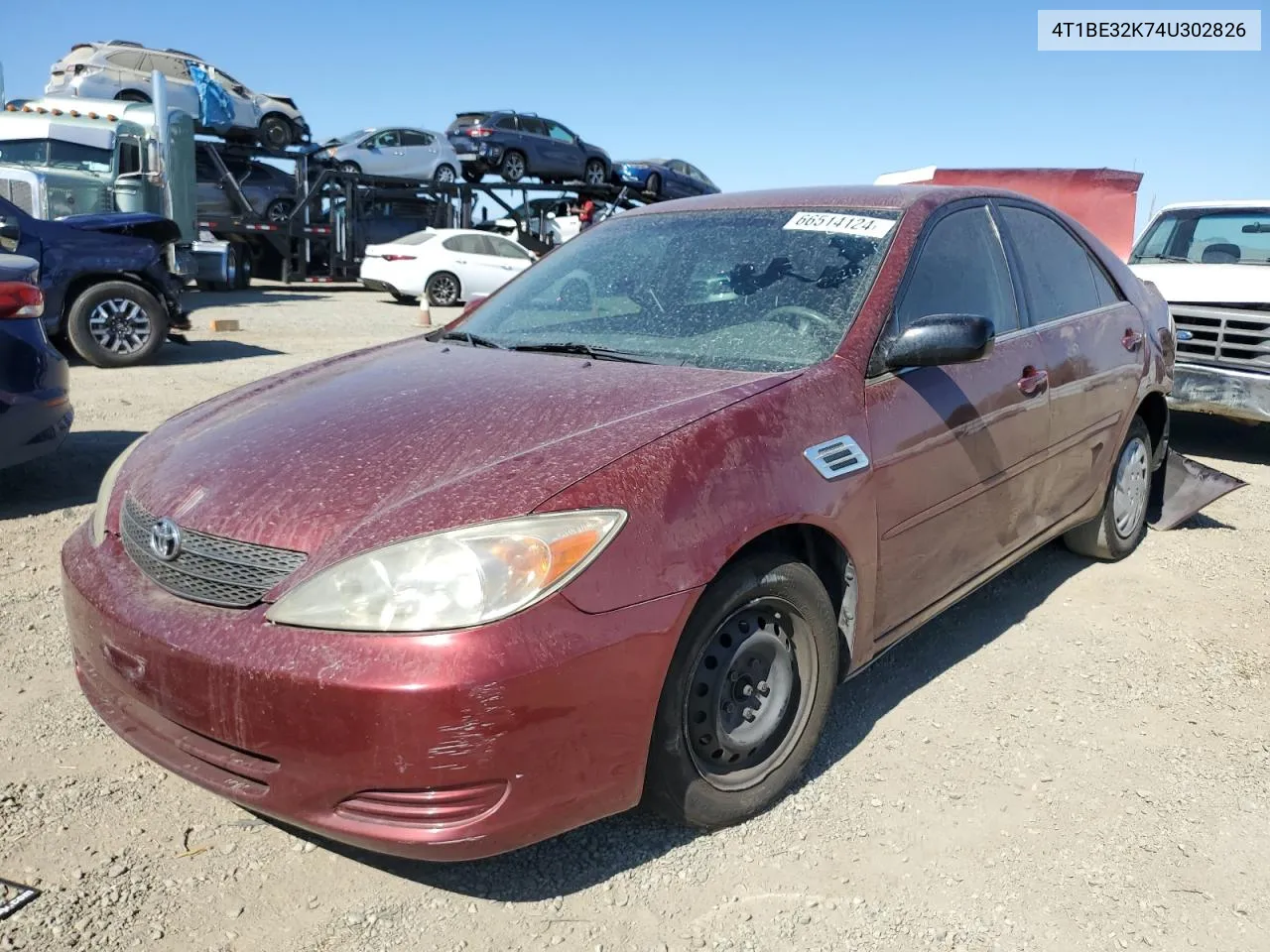 4T1BE32K74U302826 2004 Toyota Camry Le