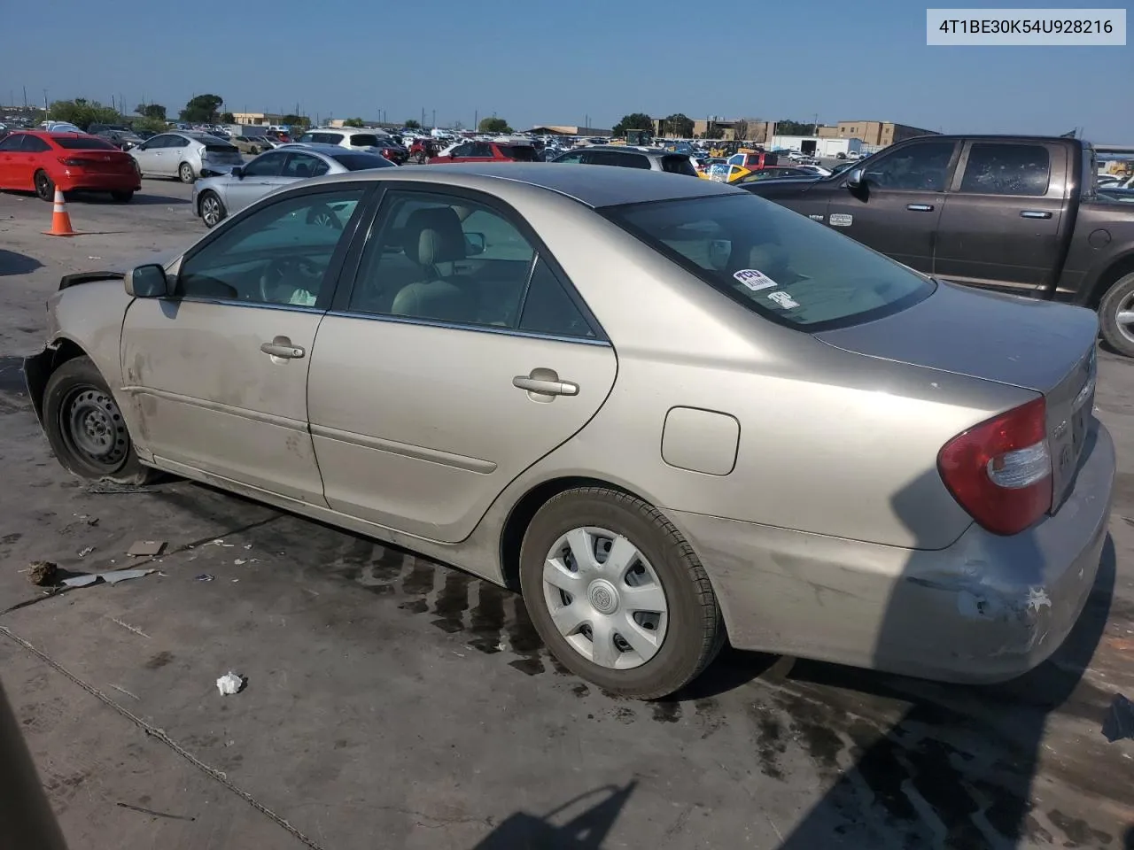 2004 Toyota Camry Le VIN: 4T1BE30K54U928216 Lot: 66727124