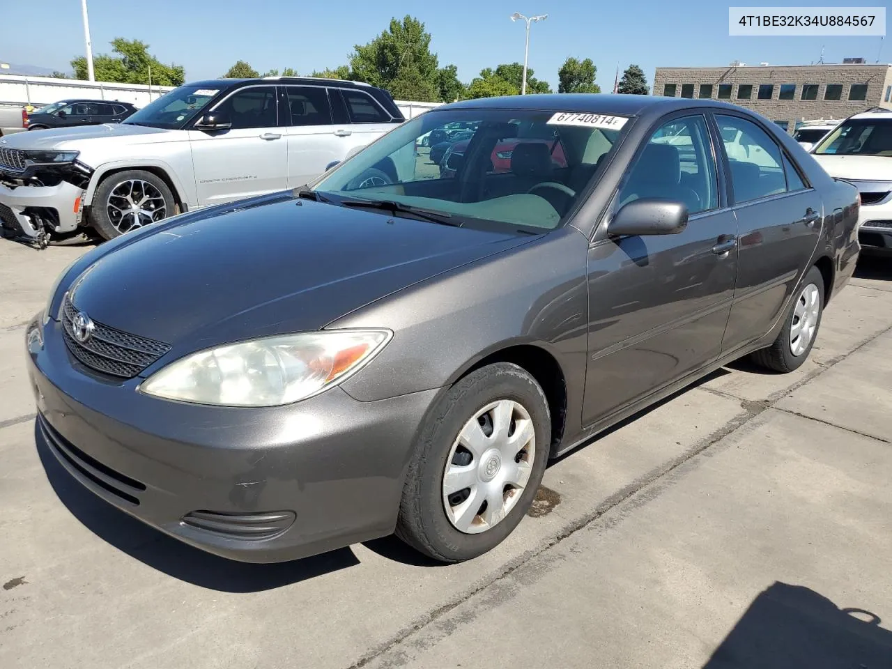 2004 Toyota Camry Le VIN: 4T1BE32K34U884567 Lot: 67740814