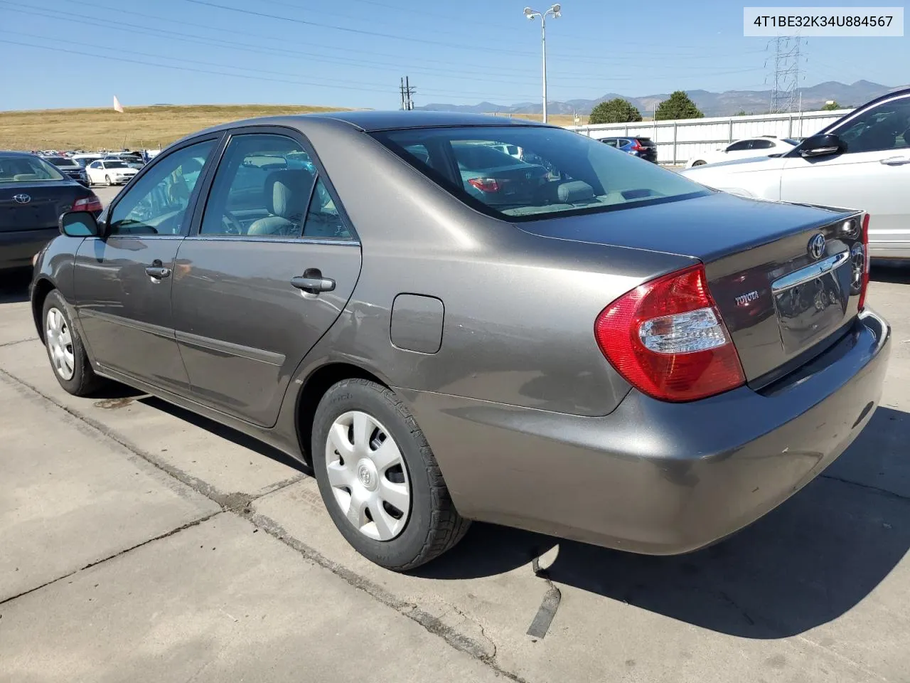 2004 Toyota Camry Le VIN: 4T1BE32K34U884567 Lot: 67740814