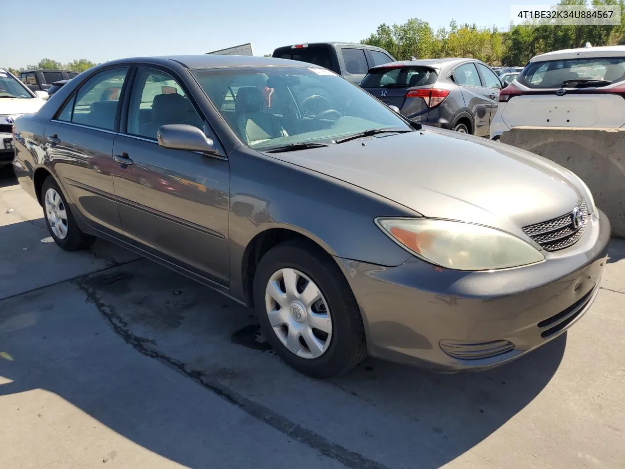 2004 Toyota Camry Le VIN: 4T1BE32K34U884567 Lot: 67740814