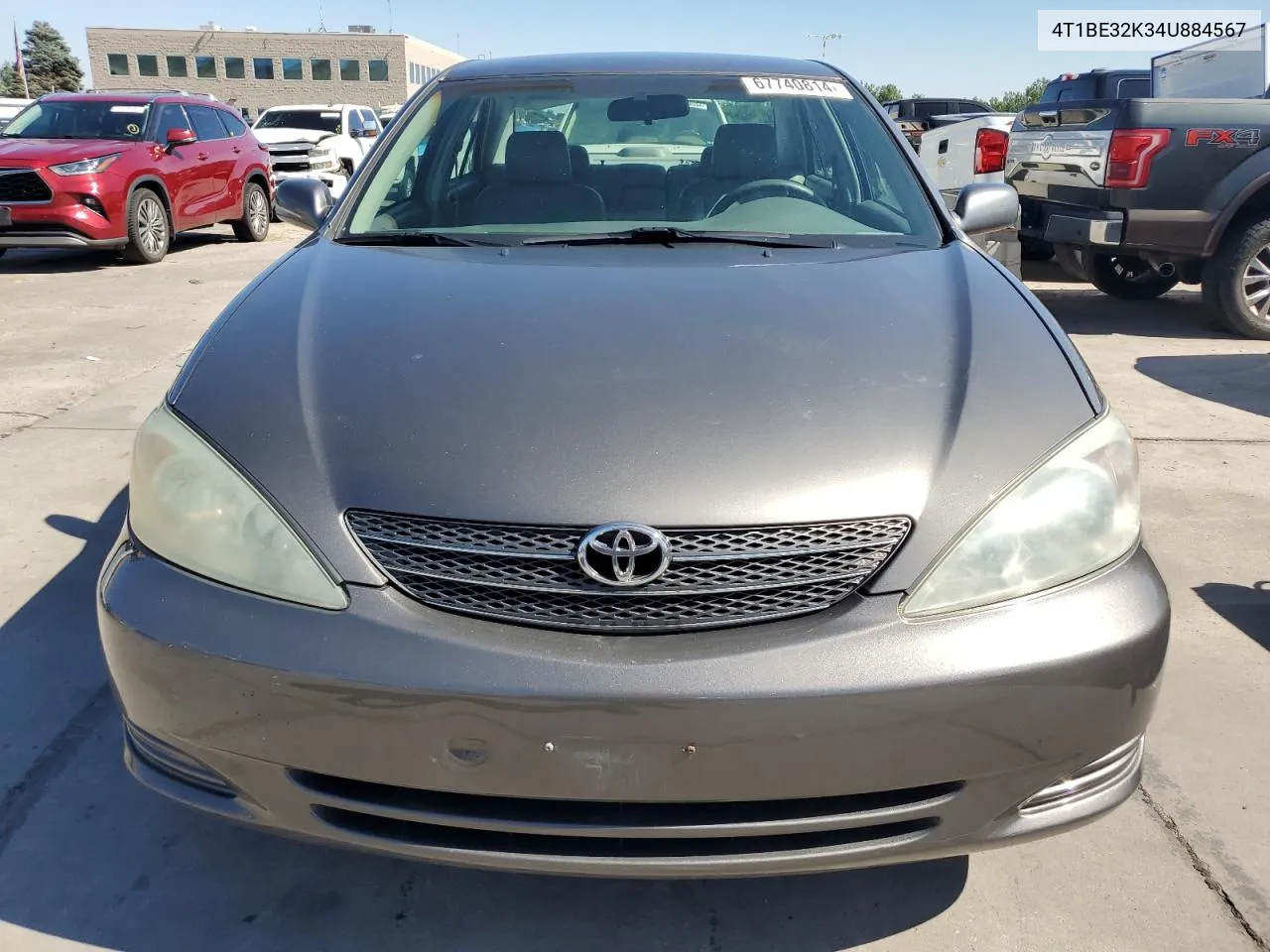 2004 Toyota Camry Le VIN: 4T1BE32K34U884567 Lot: 67740814