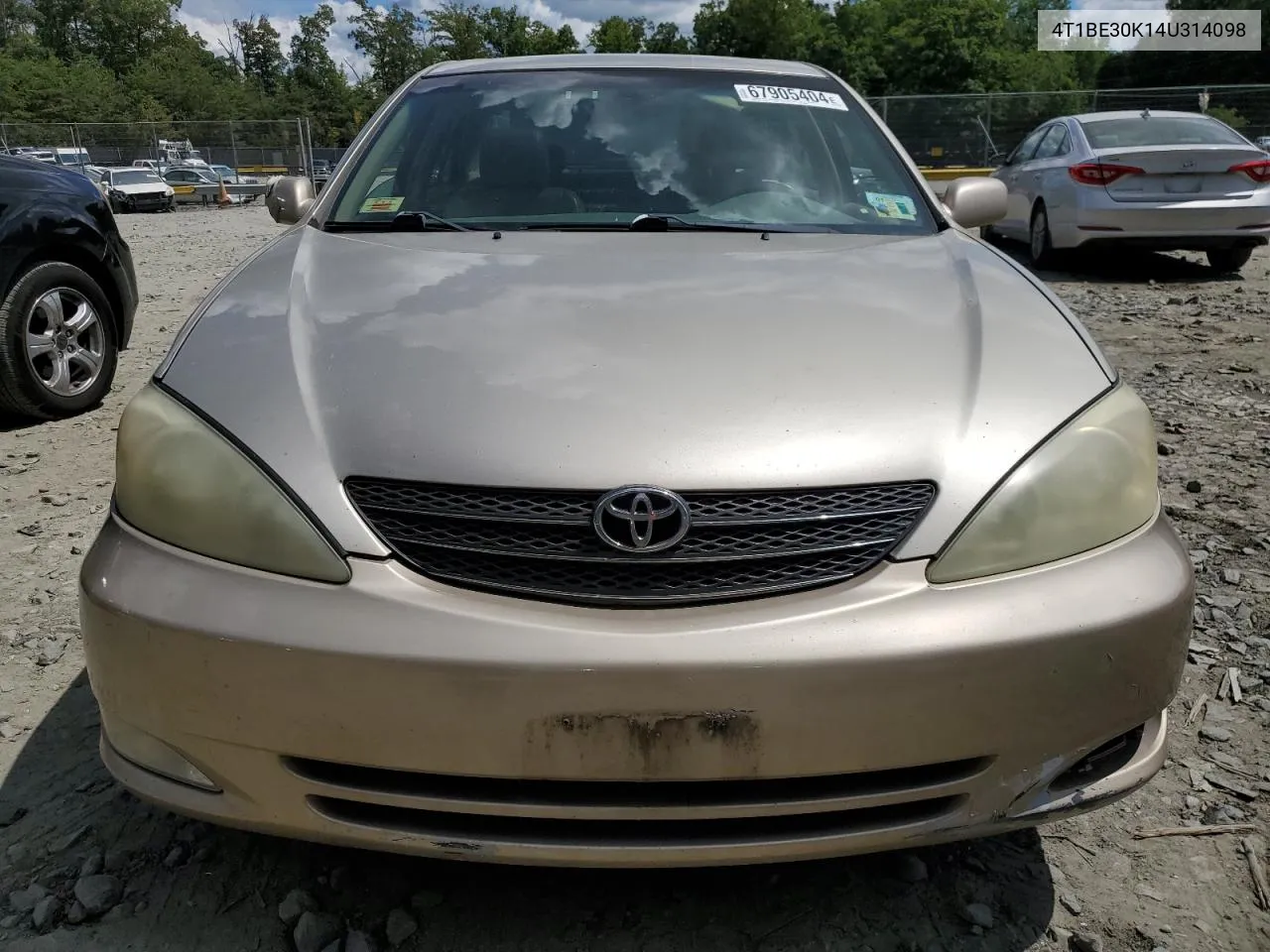 2004 Toyota Camry Le VIN: 4T1BE30K14U314098 Lot: 67905404