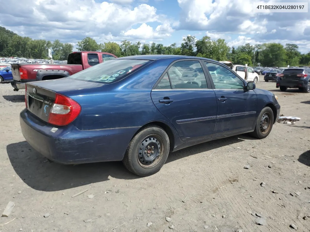 4T1BE32K04U280197 2004 Toyota Camry Le