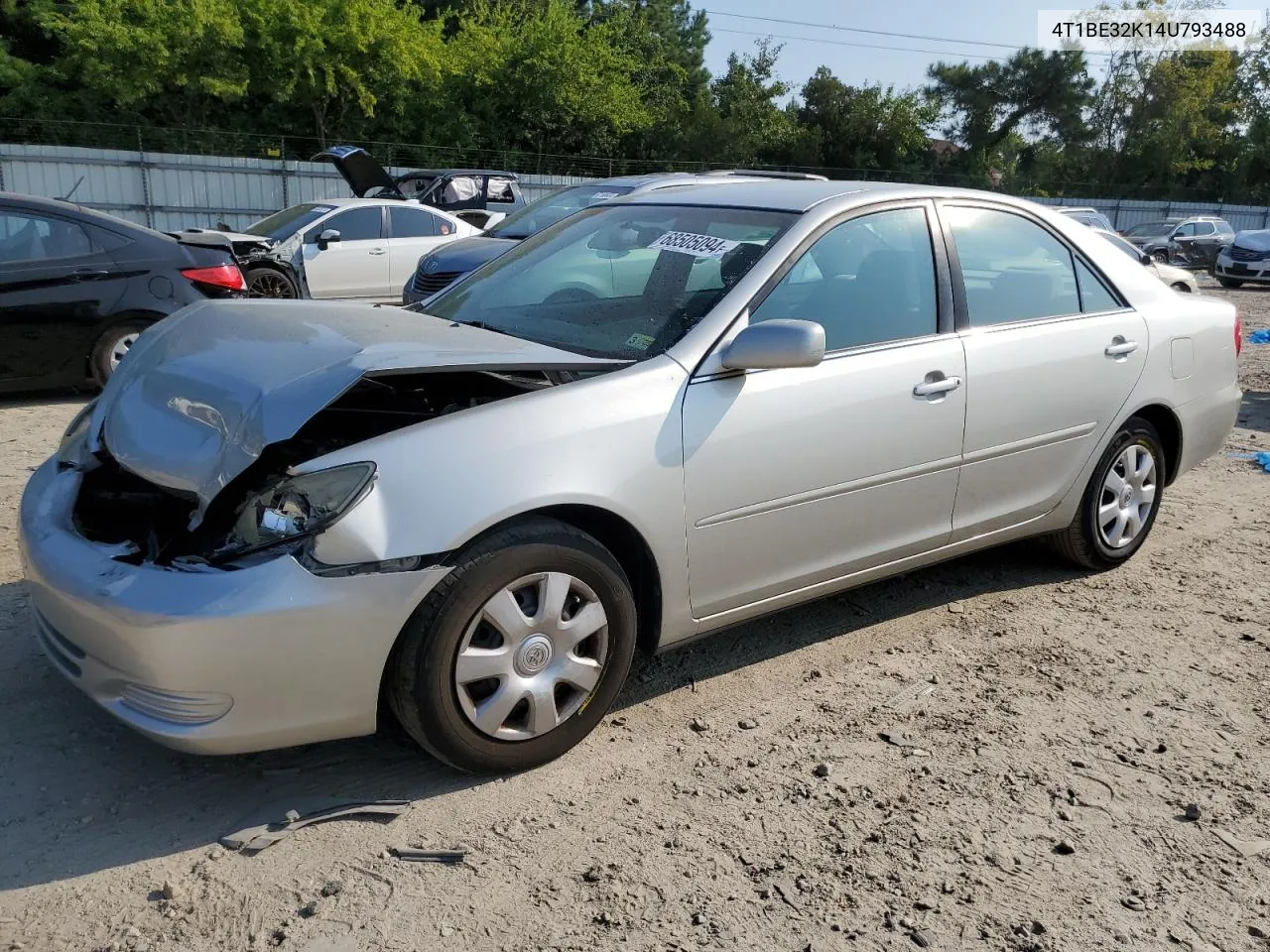 2004 Toyota Camry Le VIN: 4T1BE32K14U793488 Lot: 68505094