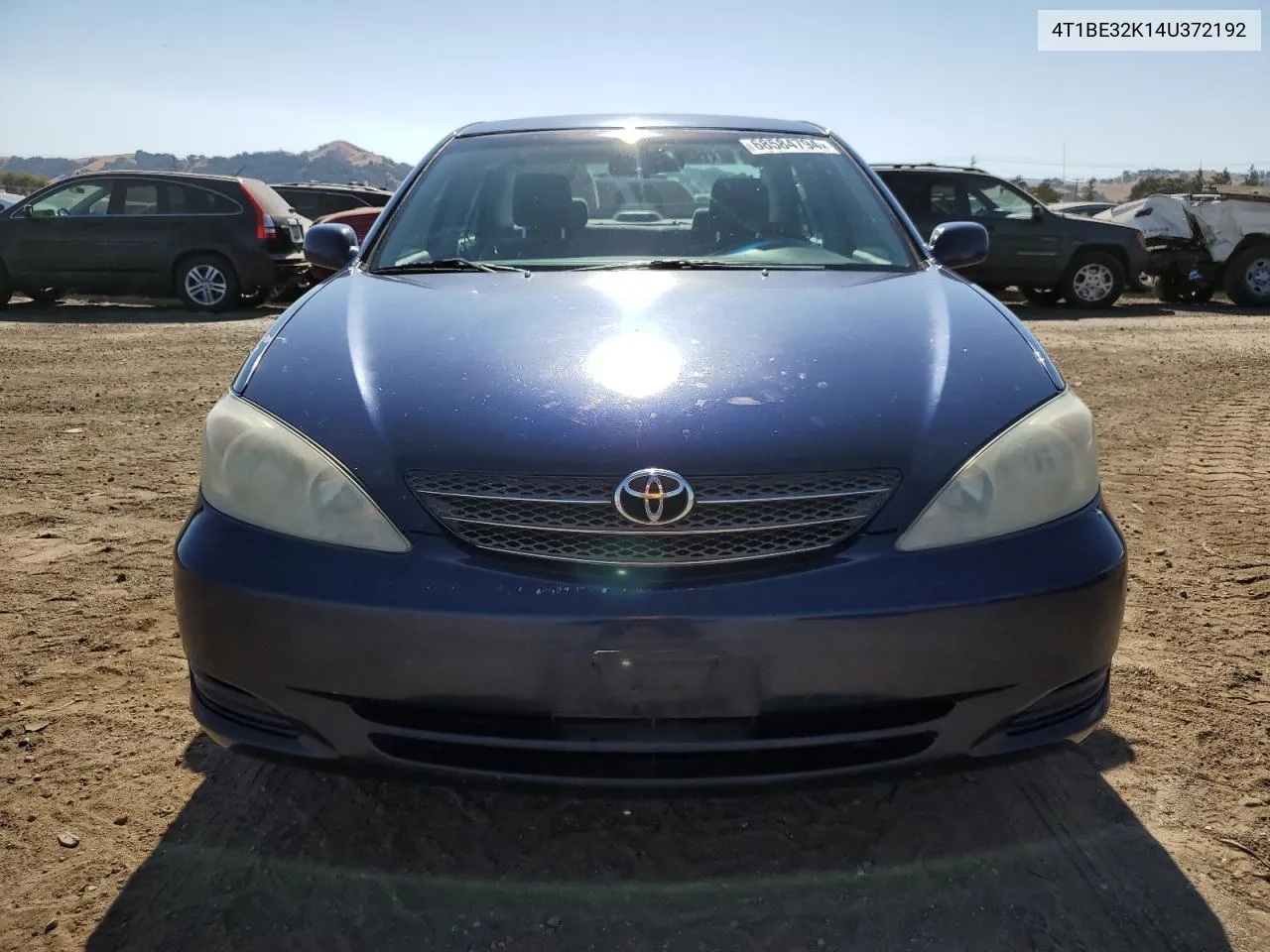 4T1BE32K14U372192 2004 Toyota Camry Le