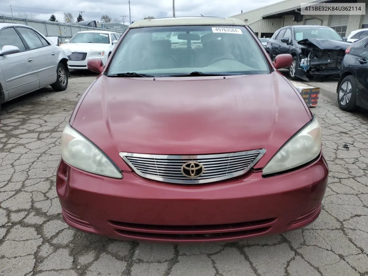 2004 Toyota Camry Le VIN: 4T1BE32K84U362114 Lot: 69432694