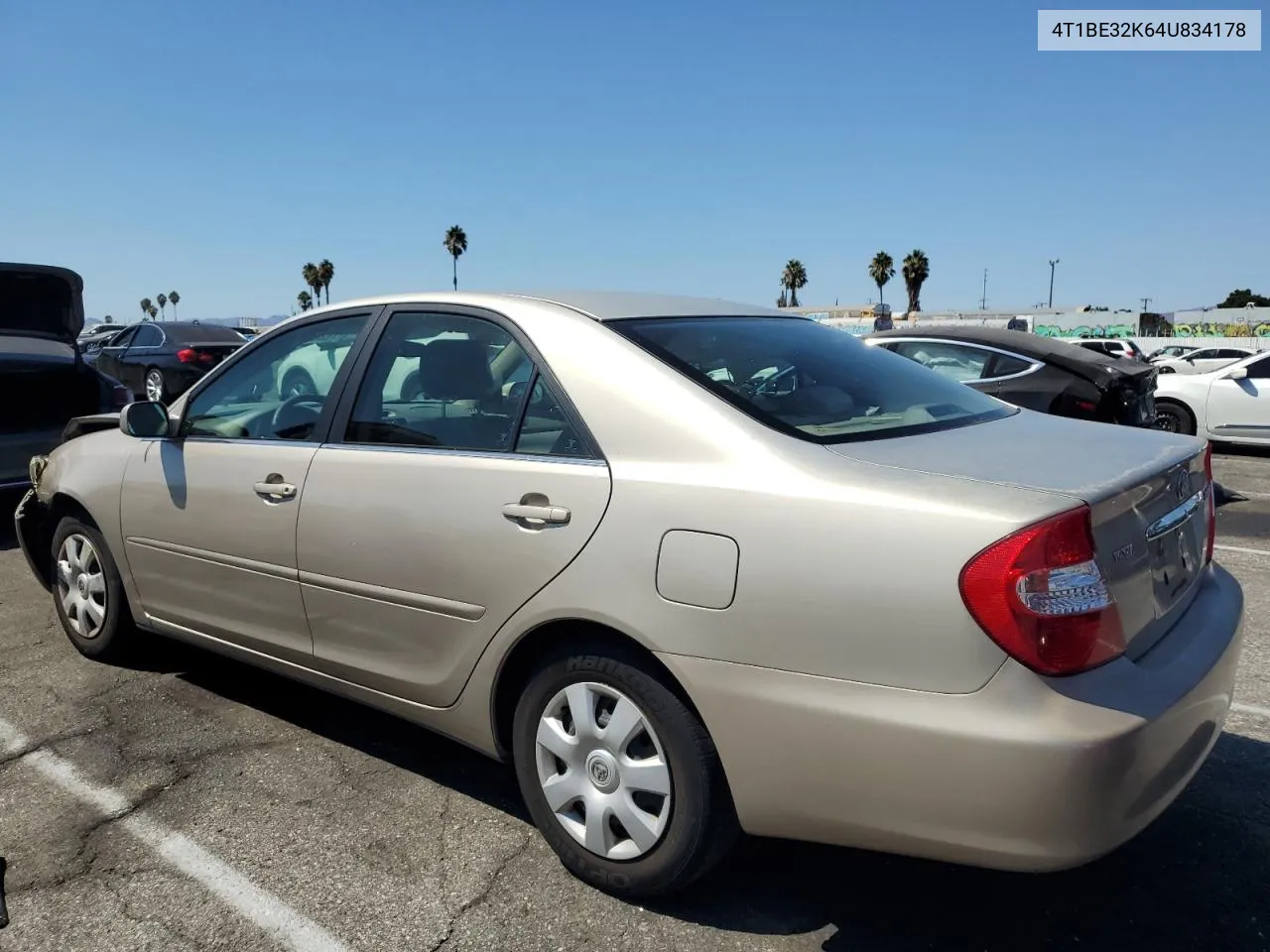 2004 Toyota Camry Le VIN: 4T1BE32K64U834178 Lot: 70283784