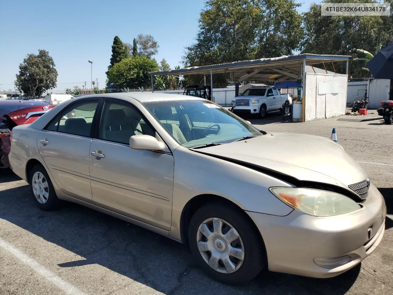 2004 Toyota Camry Le VIN: 4T1BE32K64U834178 Lot: 70283784