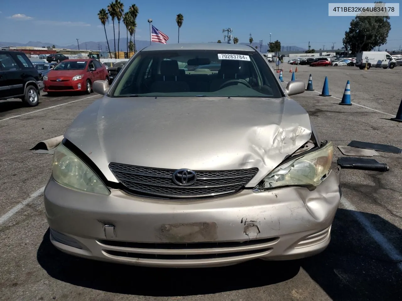 2004 Toyota Camry Le VIN: 4T1BE32K64U834178 Lot: 70283784