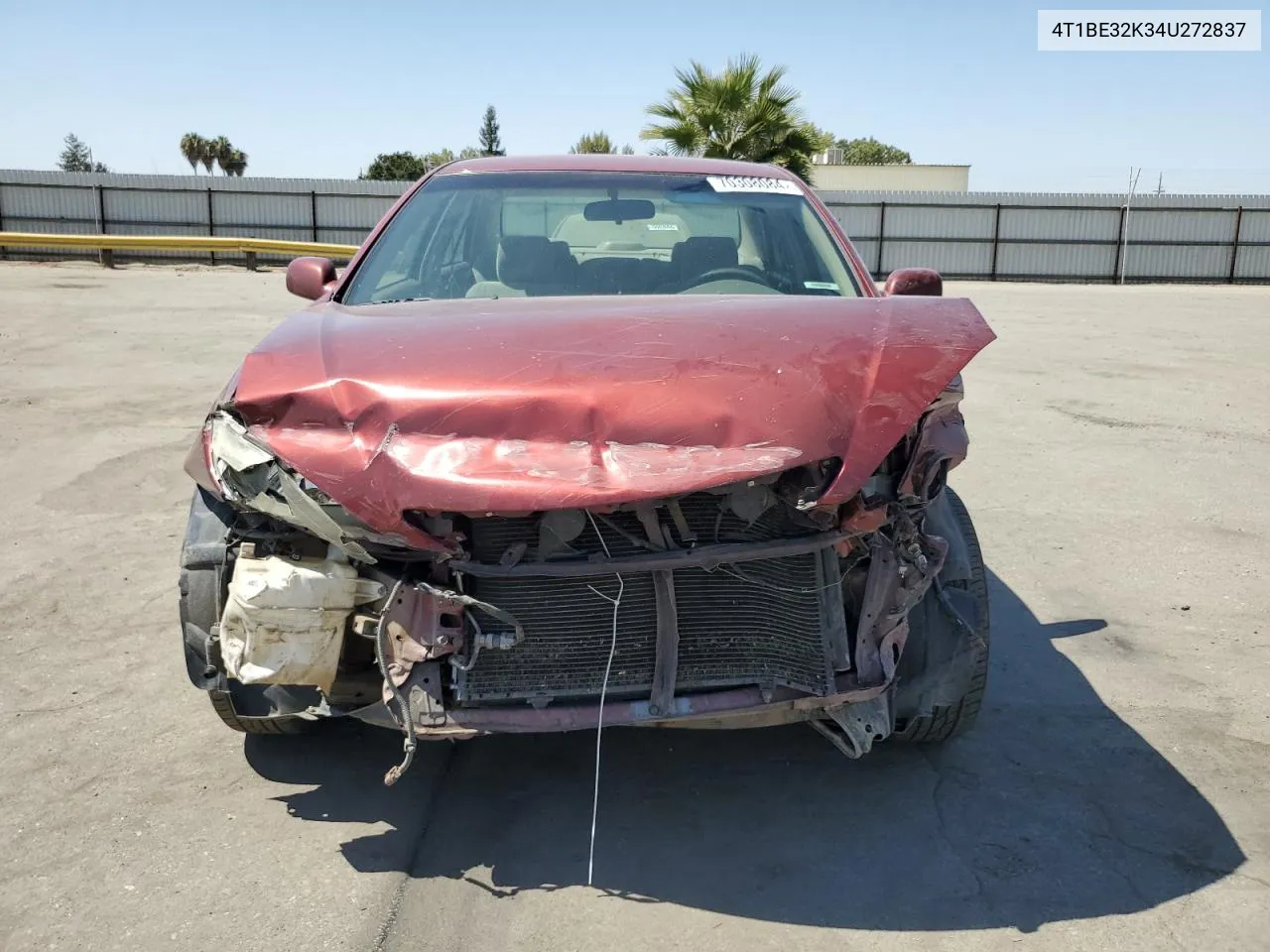 2004 Toyota Camry Le VIN: 4T1BE32K34U272837 Lot: 70308084