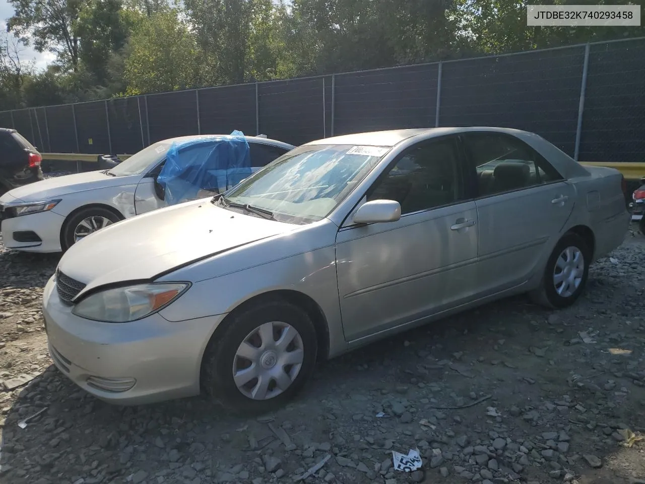 JTDBE32K740293458 2004 Toyota Camry Le