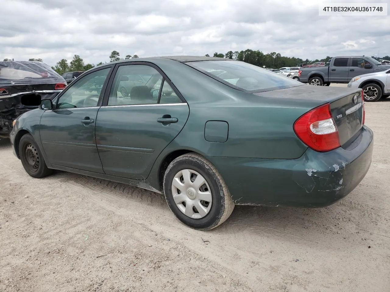 2004 Toyota Camry Le VIN: 4T1BE32K04U361748 Lot: 70765884