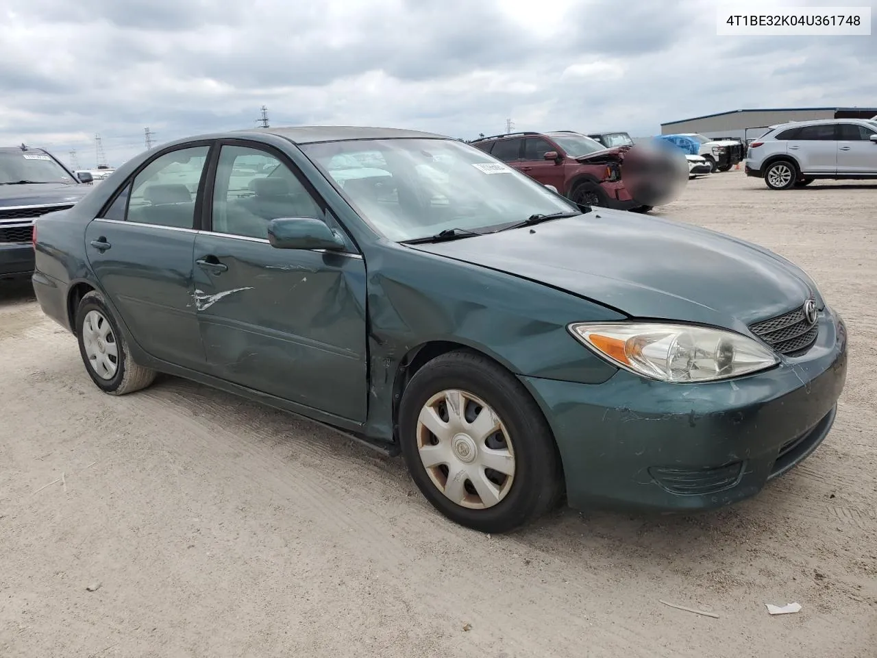 2004 Toyota Camry Le VIN: 4T1BE32K04U361748 Lot: 70765884