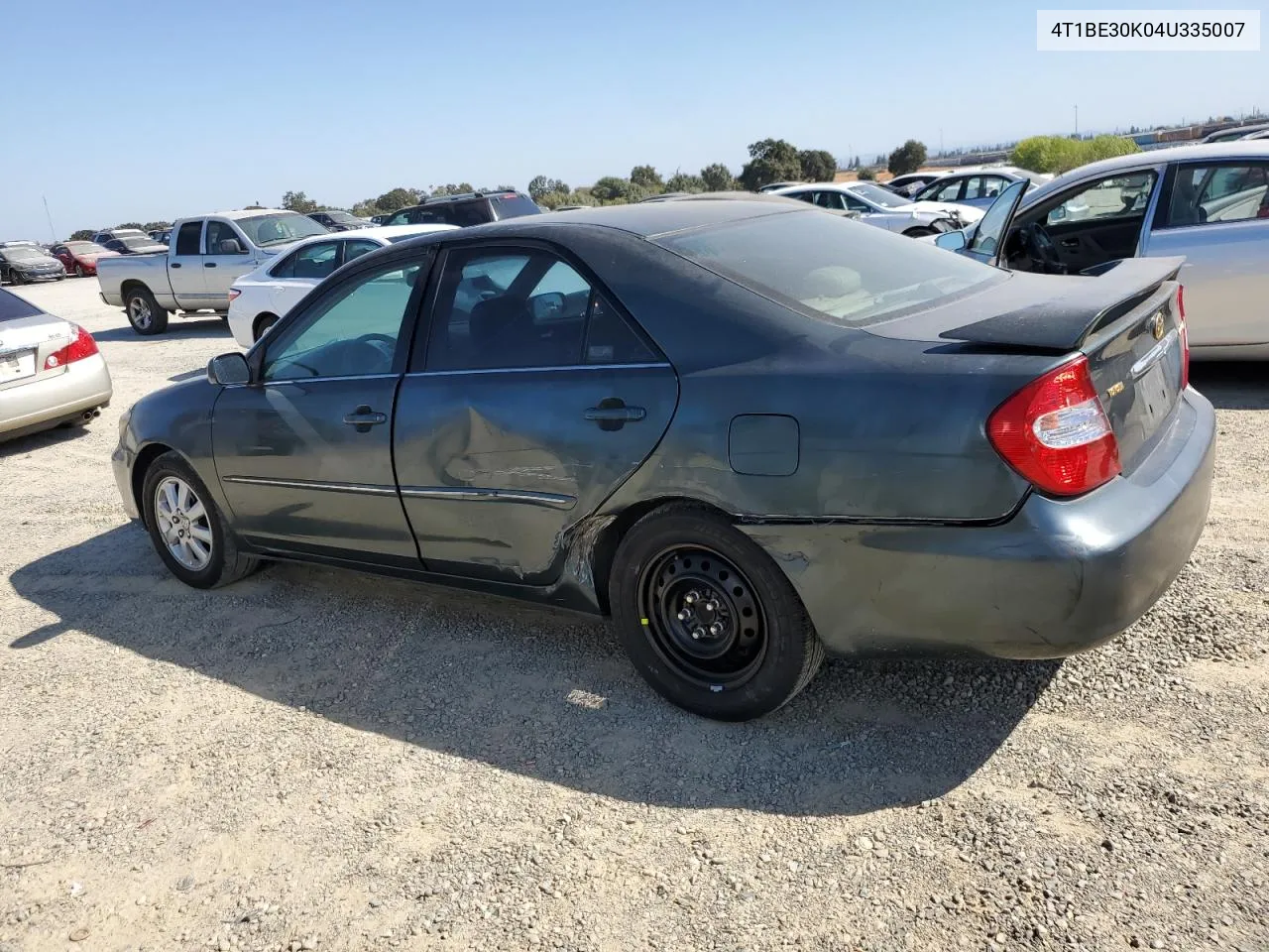 4T1BE30K04U335007 2004 Toyota Camry Le