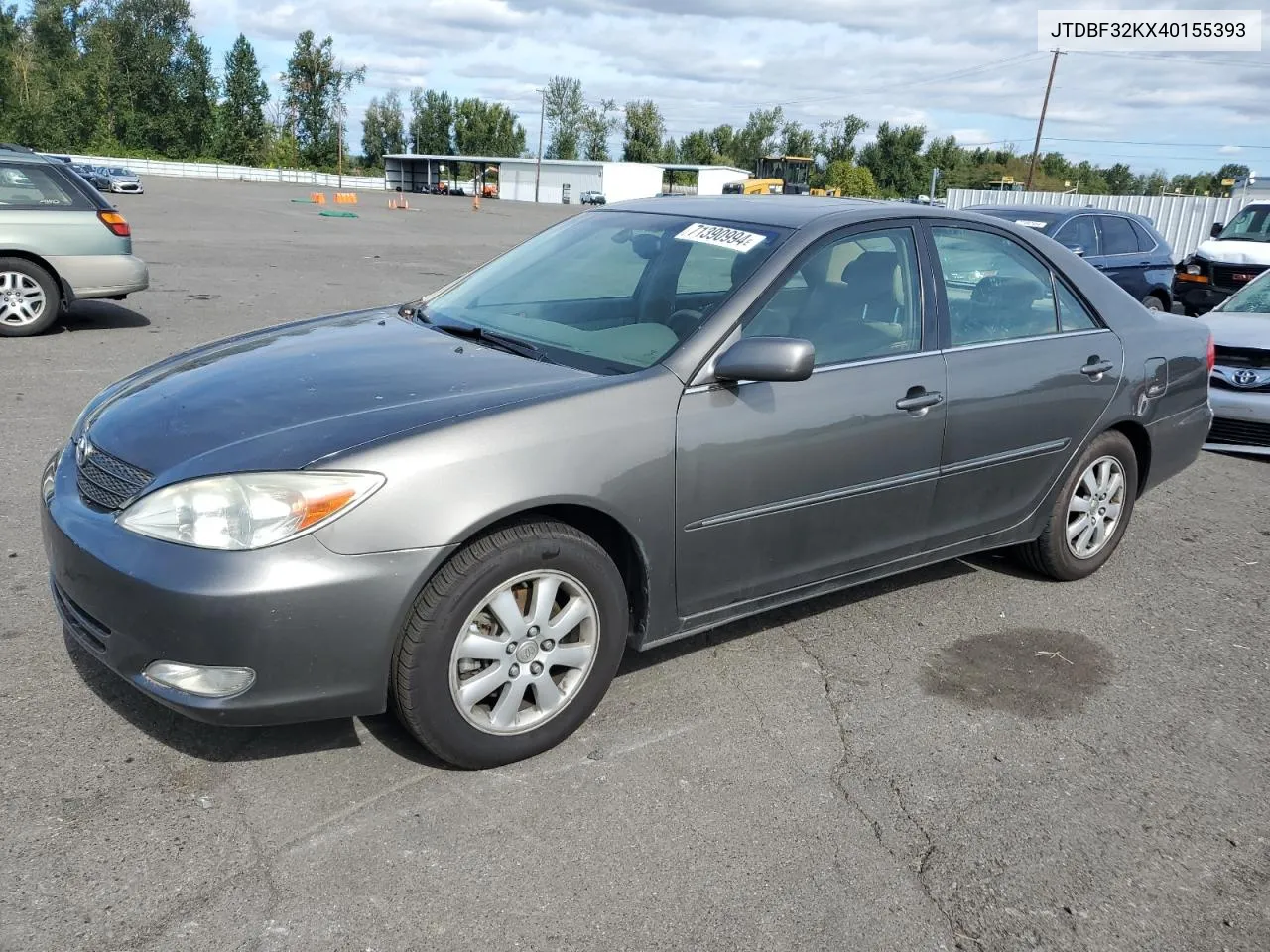 2004 Toyota Camry Le VIN: JTDBF32KX40155393 Lot: 71390994