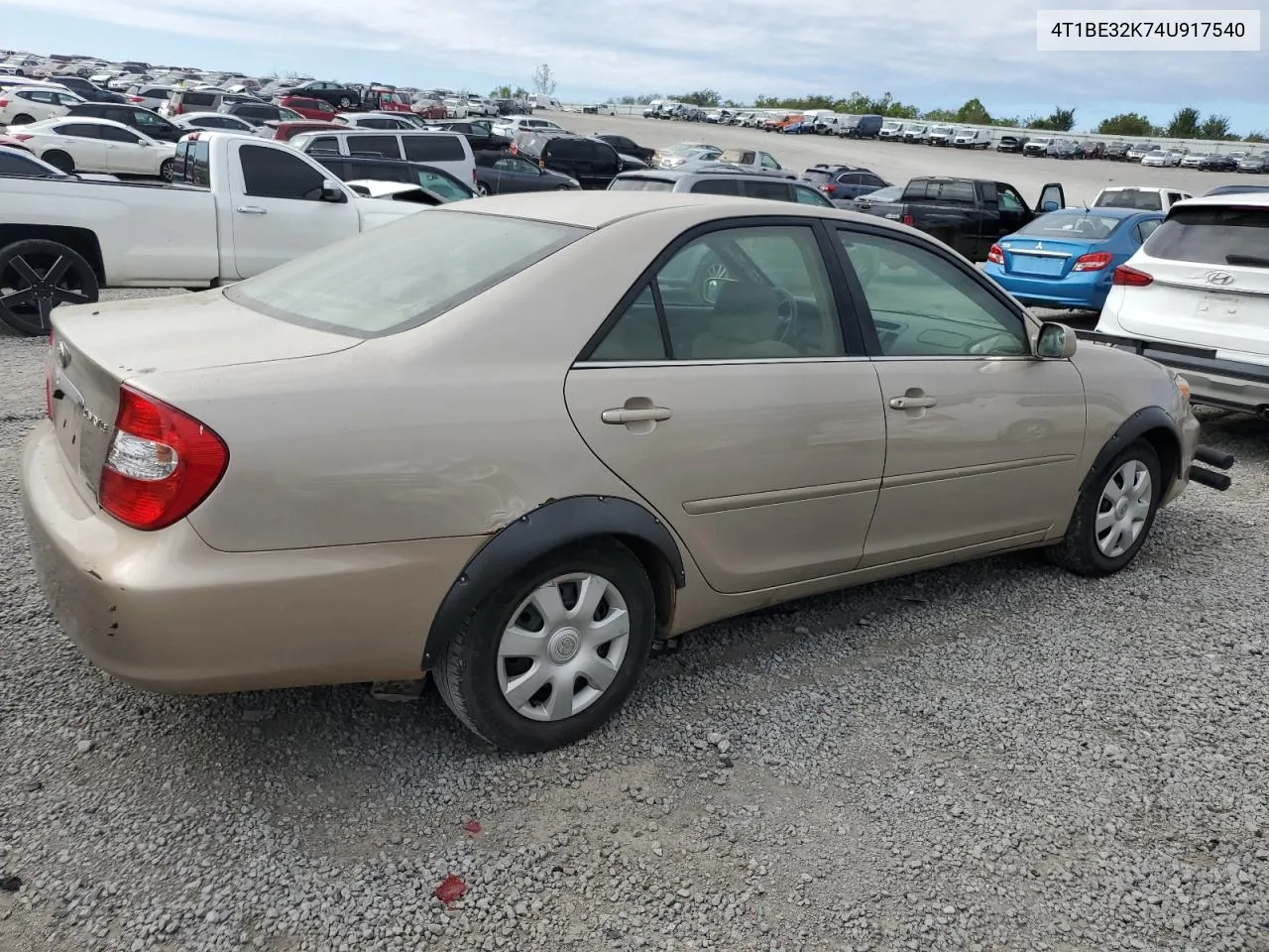 2004 Toyota Camry Le VIN: 4T1BE32K74U917540 Lot: 71666984