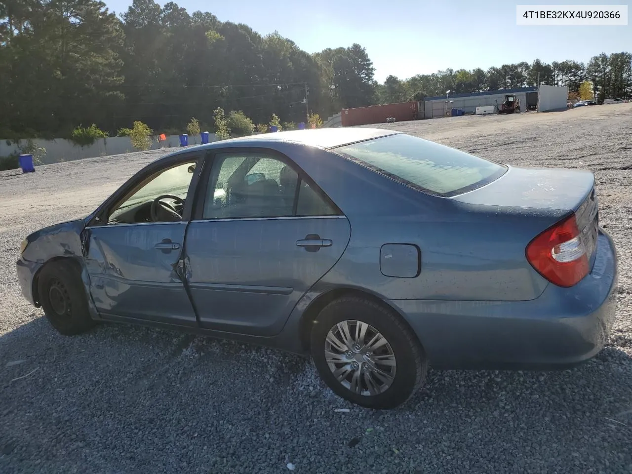 2004 Toyota Camry Le VIN: 4T1BE32KX4U920366 Lot: 71750814