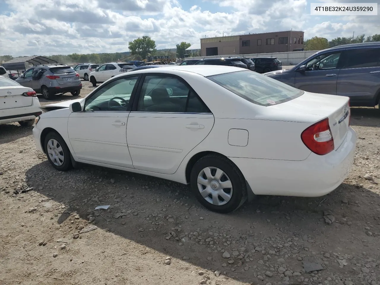 4T1BE32K24U359290 2004 Toyota Camry Le