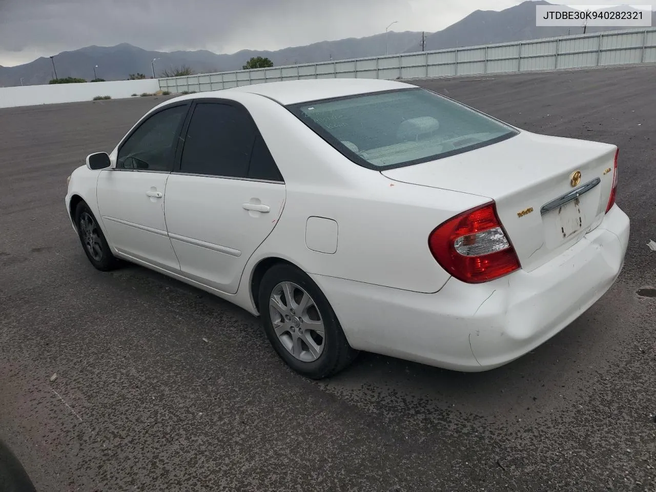 JTDBE30K940282321 2004 Toyota Camry Le