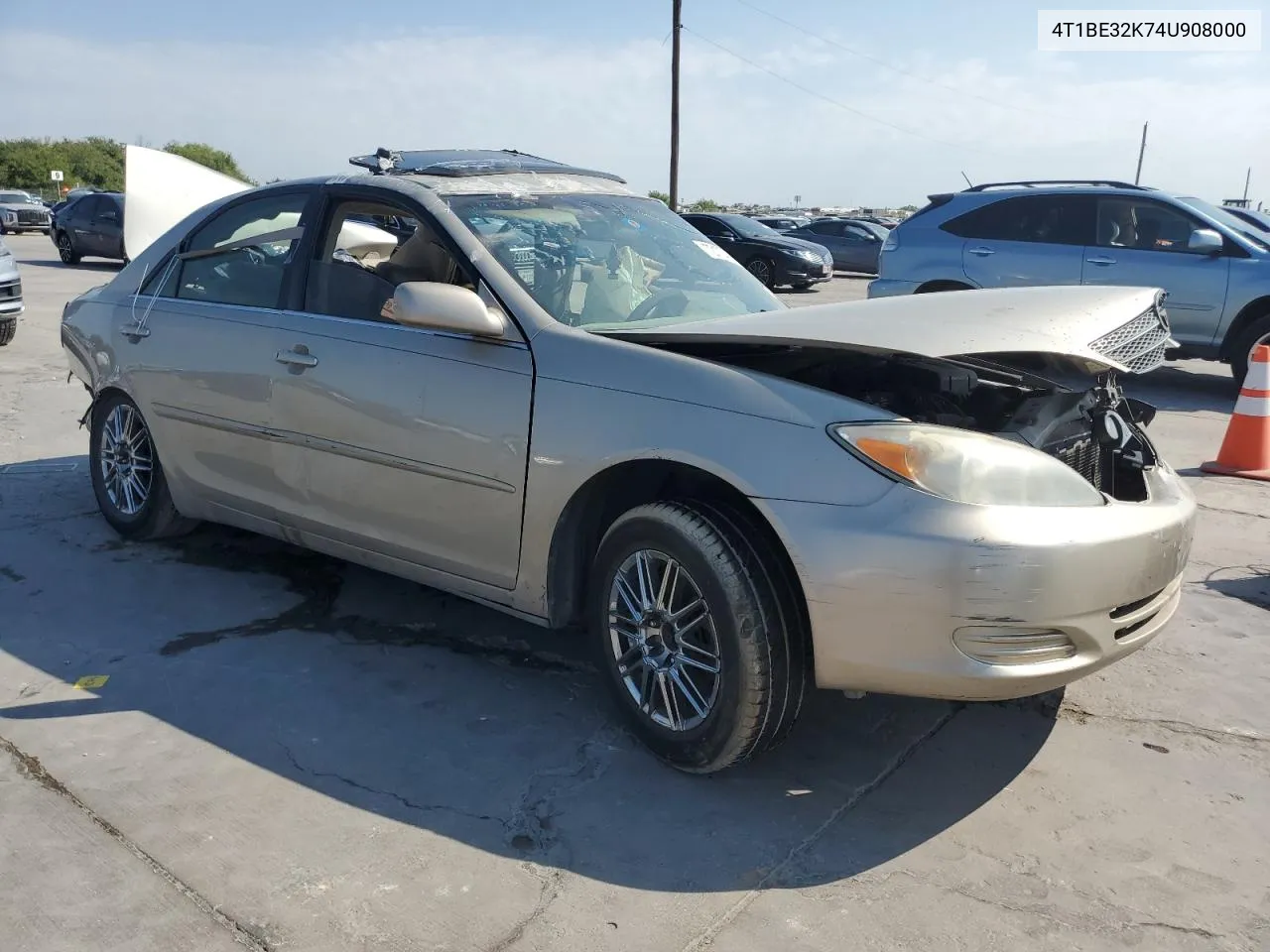 2004 Toyota Camry Le VIN: 4T1BE32K74U908000 Lot: 72177414