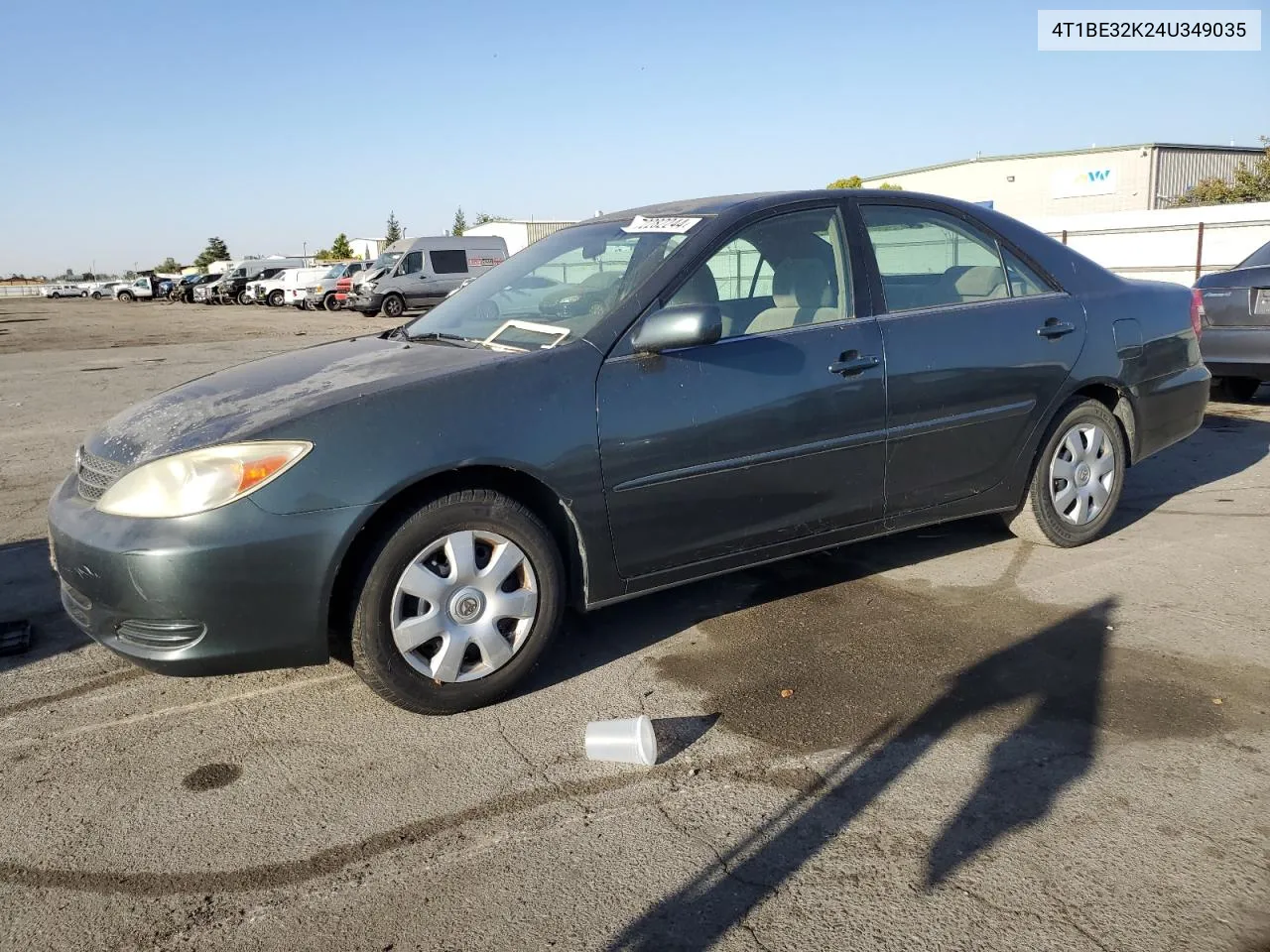 2004 Toyota Camry Le VIN: 4T1BE32K24U349035 Lot: 72282244