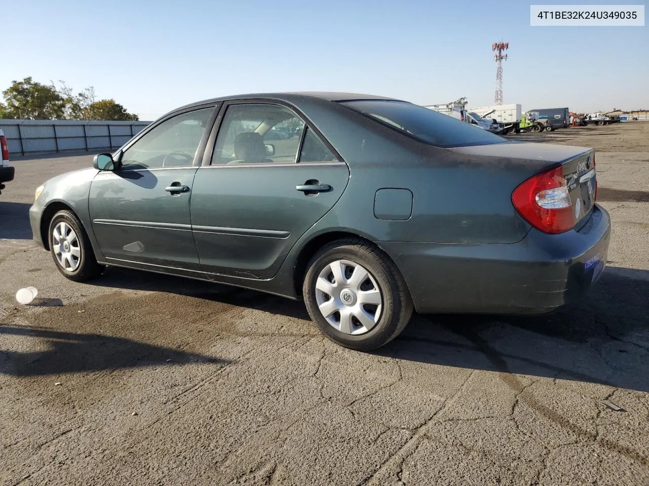 2004 Toyota Camry Le VIN: 4T1BE32K24U349035 Lot: 72282244