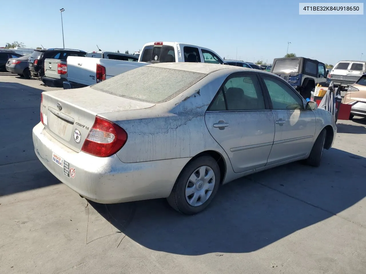 4T1BE32K84U918650 2004 Toyota Camry Le