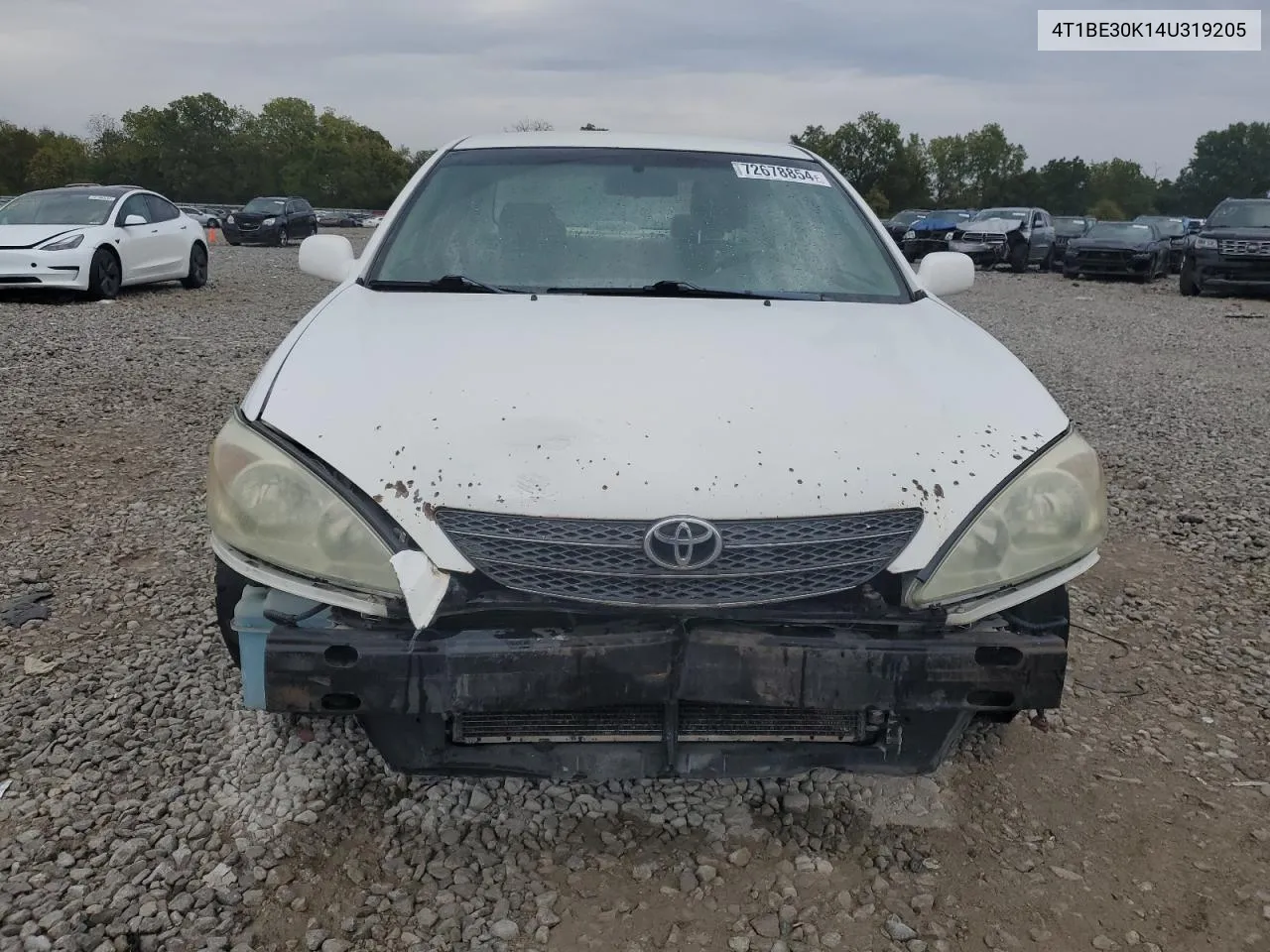 2004 Toyota Camry Le VIN: 4T1BE30K14U319205 Lot: 72678854