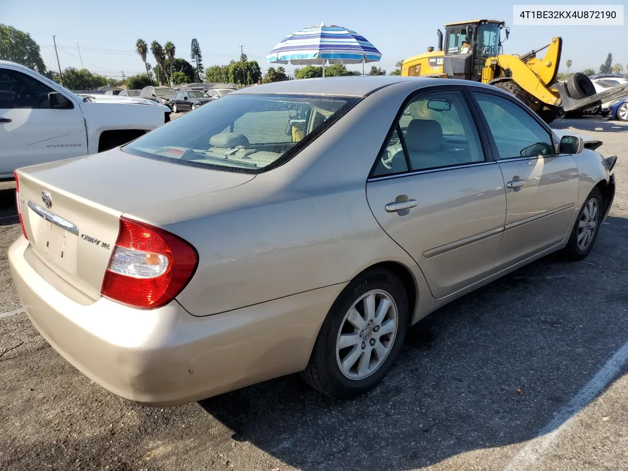 2004 Toyota Camry Le VIN: 4T1BE32KX4U872190 Lot: 72989814