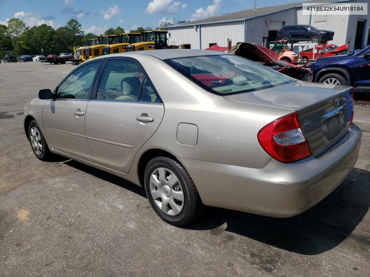 2004 Toyota Camry Le VIN: 4T1BE32K54U918184 Lot: 73117554