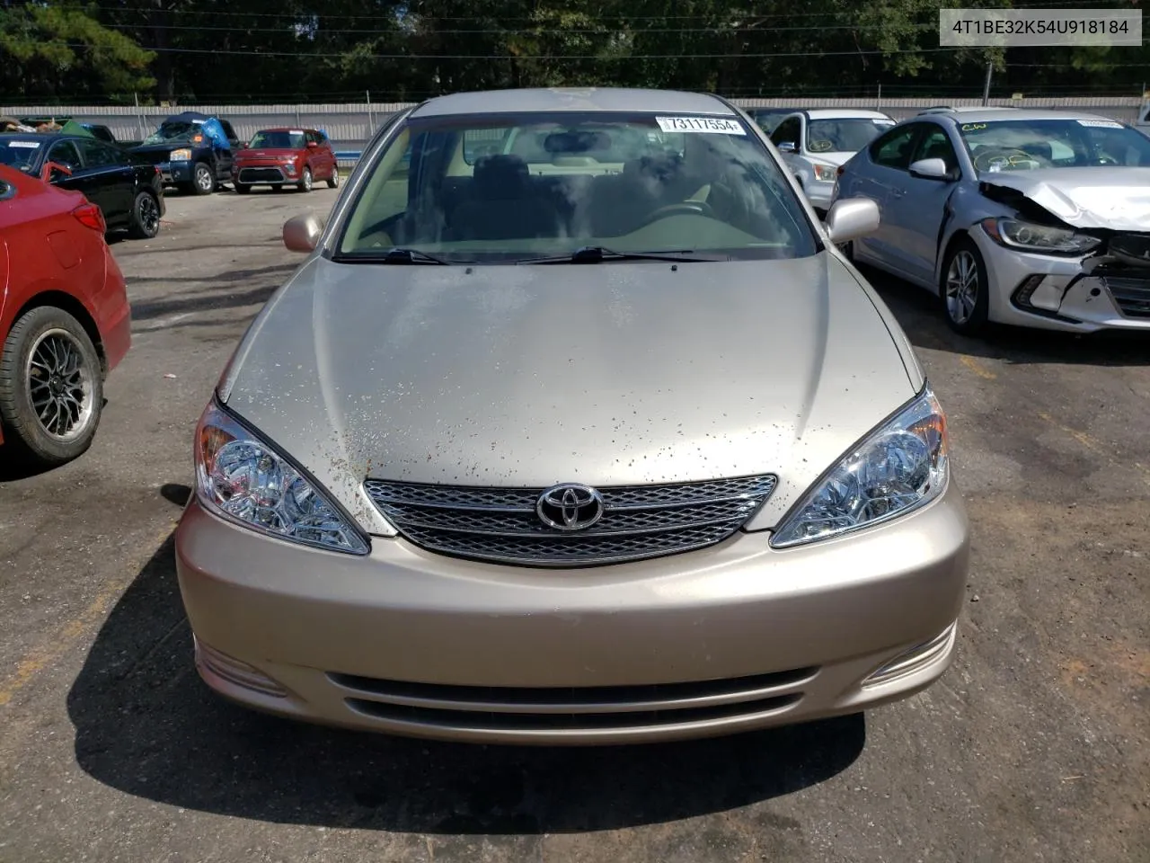 2004 Toyota Camry Le VIN: 4T1BE32K54U918184 Lot: 73117554