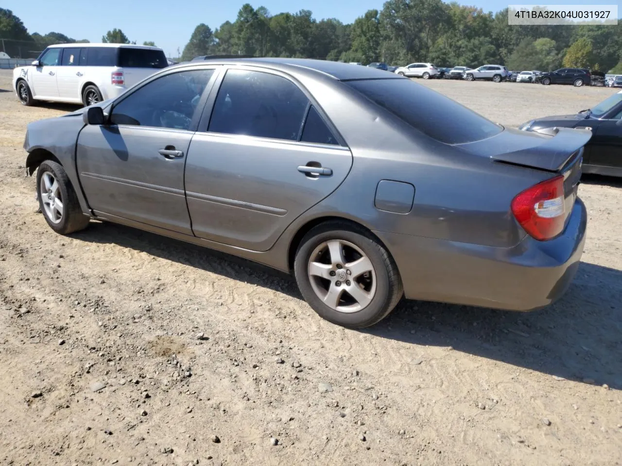 2004 Toyota Camry Se VIN: 4T1BA32K04U031927 Lot: 73392114