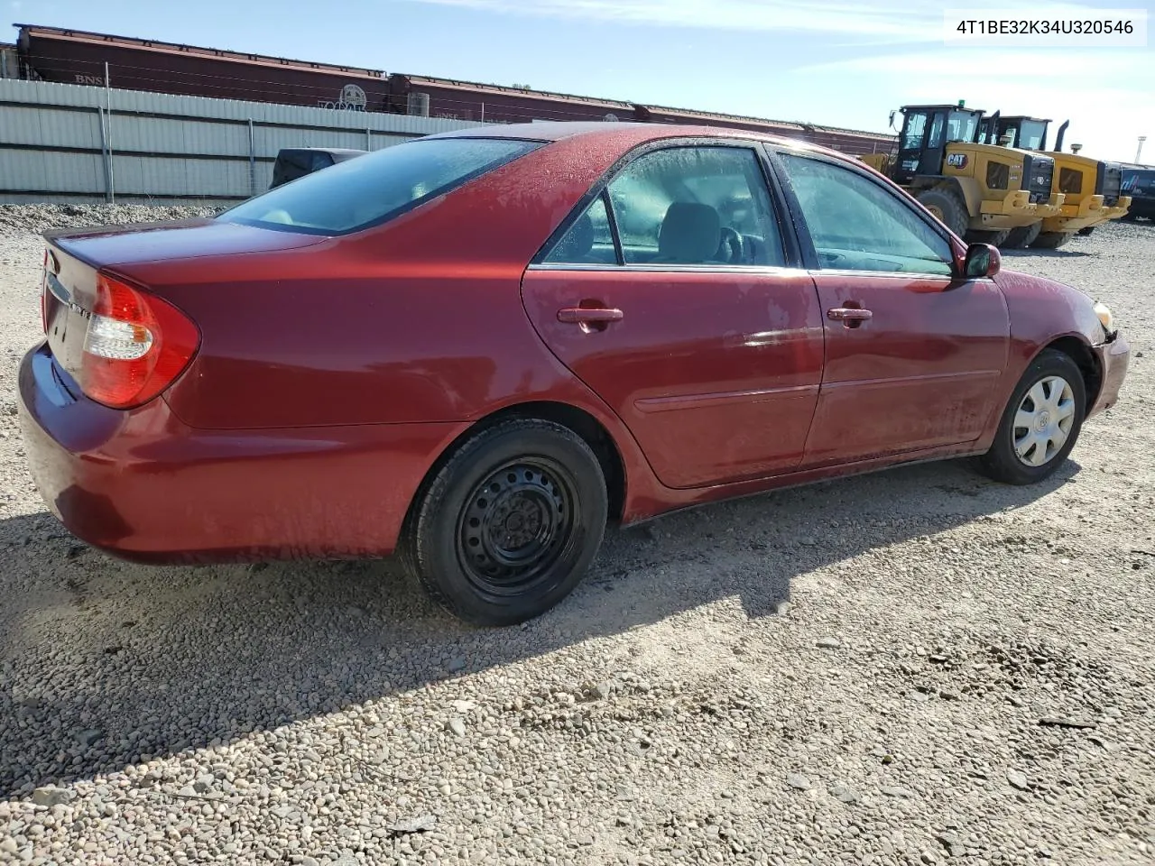 2004 Toyota Camry Le VIN: 4T1BE32K34U320546 Lot: 73412104