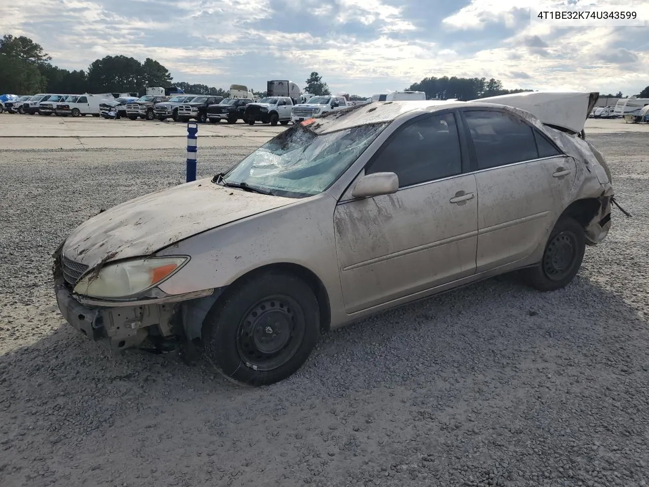 2004 Toyota Camry Le VIN: 4T1BE32K74U343599 Lot: 73847674