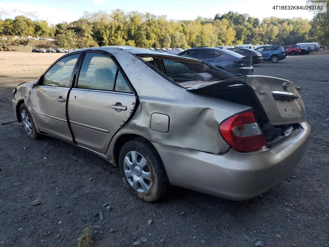 2004 Toyota Camry Le VIN: 4T1BE32K84U293182 Lot: 74183624