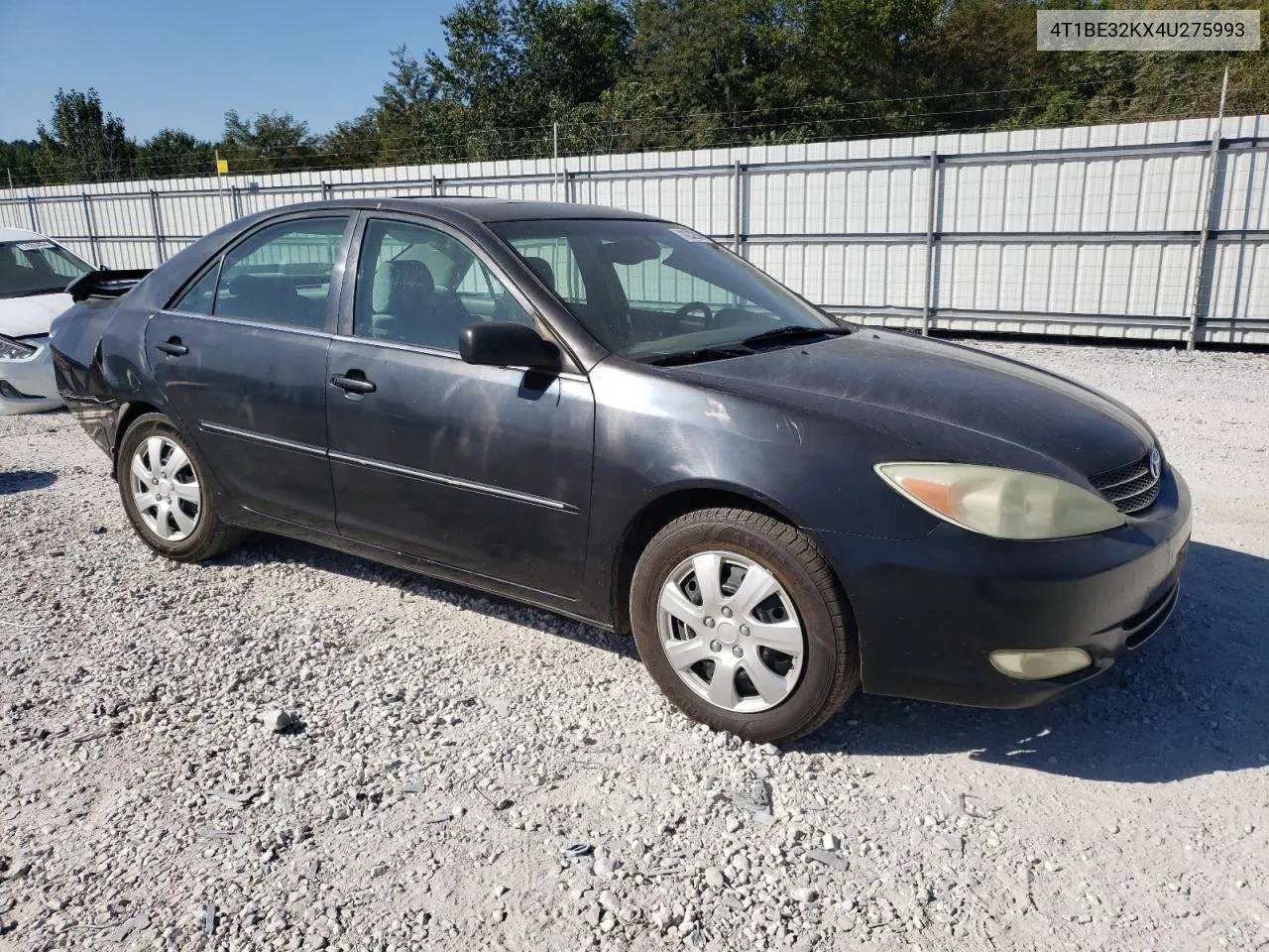 2004 Toyota Camry Le VIN: 4T1BE32KX4U275993 Lot: 74232554