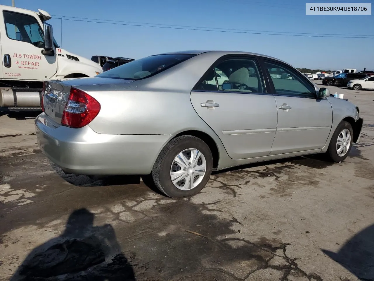 2004 Toyota Camry Le VIN: 4T1BE30K94U818706 Lot: 74489784