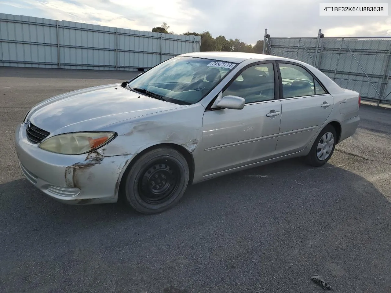 2004 Toyota Camry Le VIN: 4T1BE32K64U883638 Lot: 74631174